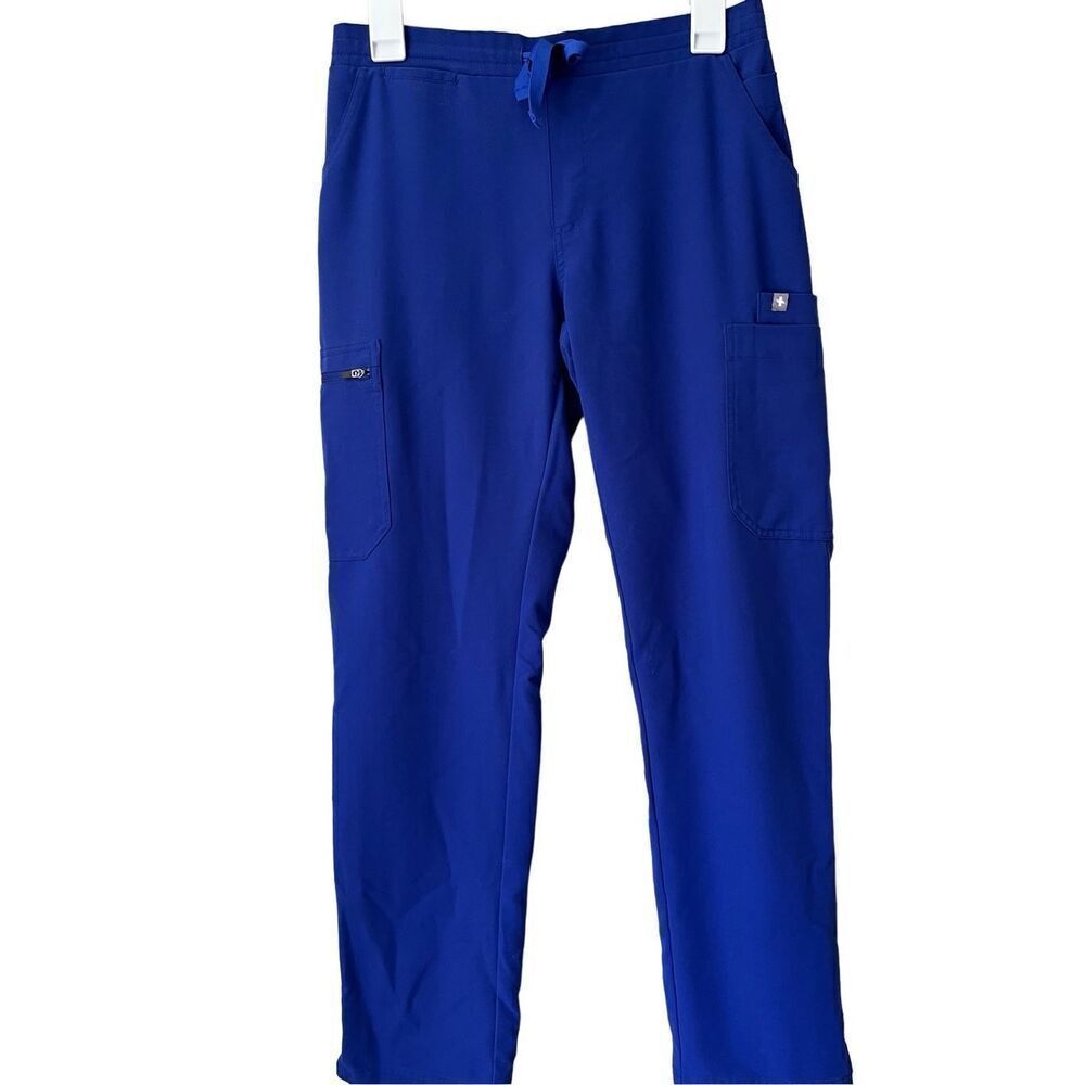 FIGS Yola Bright Blue size S Scrub Pants Technical Collection